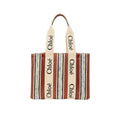 Sac cabas en lin marron Chloé