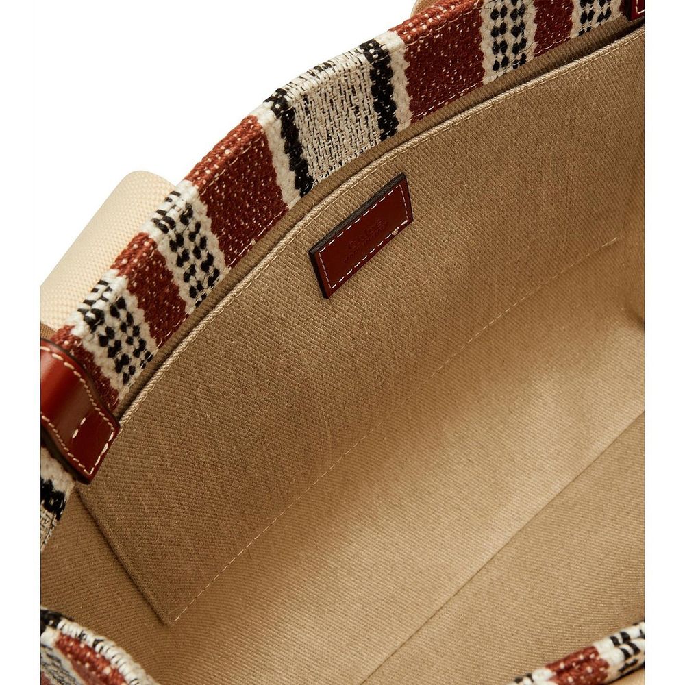 Sac cabas en lin marron Chloé