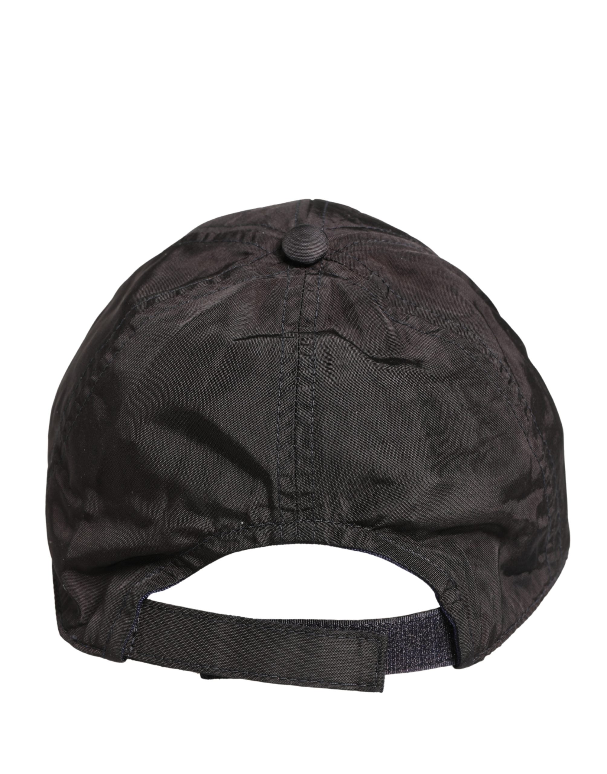 Casquette de baseball homme Dolce & Gabbana en coton noir à 6 panneaux