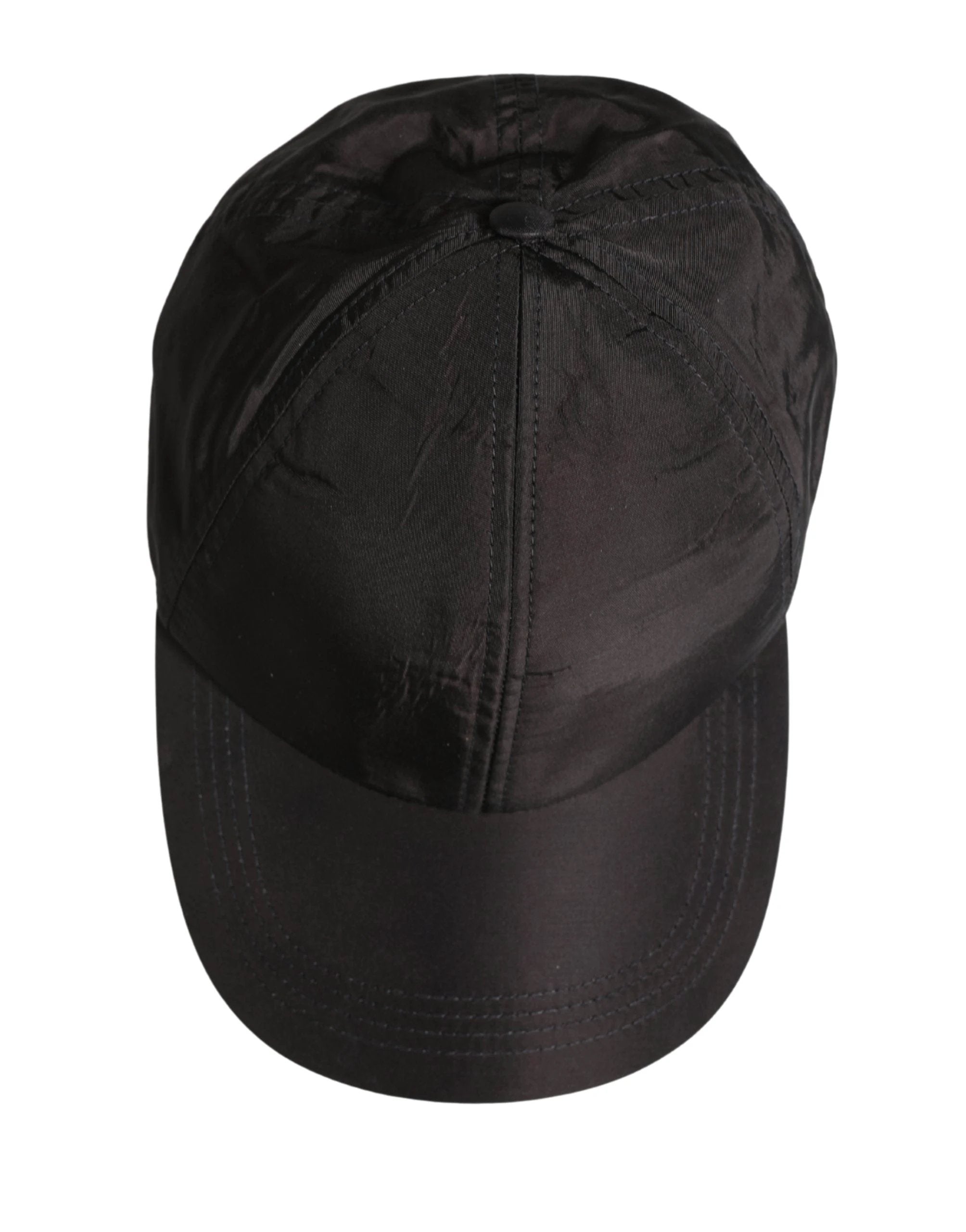 Casquette de baseball homme Dolce & Gabbana en coton noir à 6 panneaux