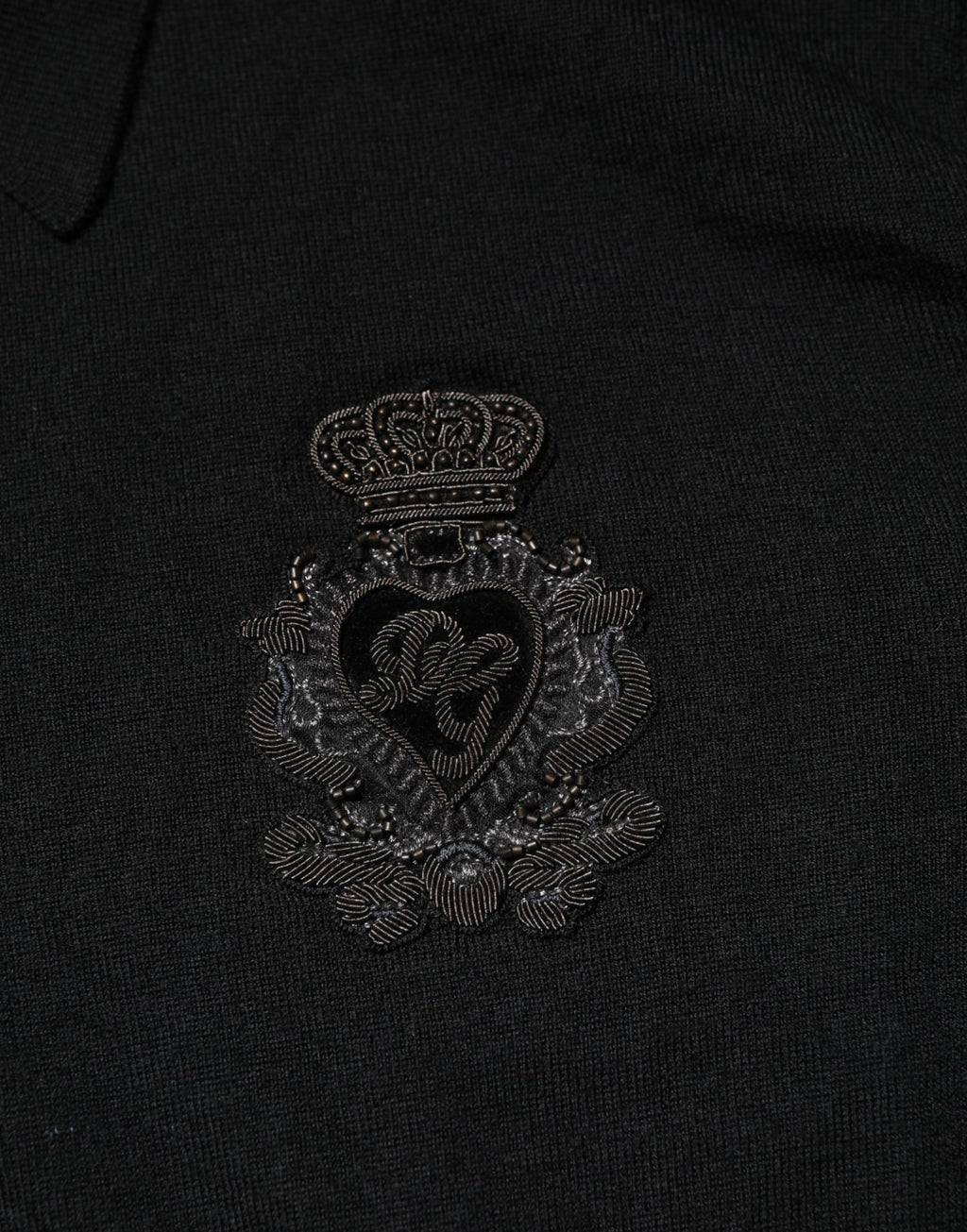 Pull à manches longues Dolce &amp; Gabbana Black Crest pour homme
