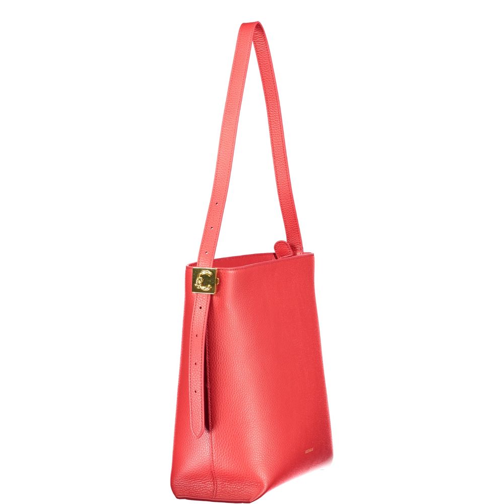 Sac à main femme en cuir Coccinelle Rosso