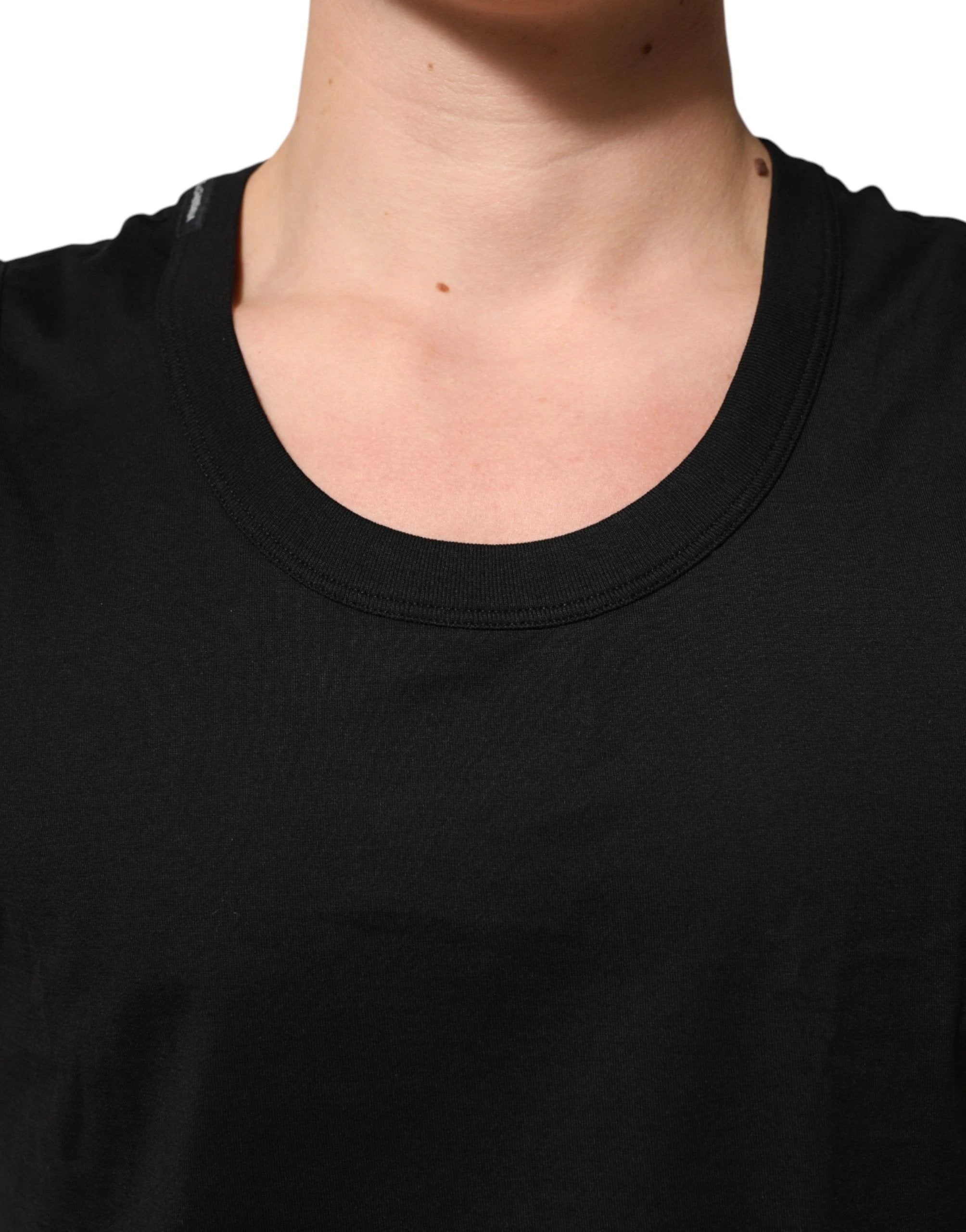 Débardeur homme sans manches en coton noir Dolce & Gabbana