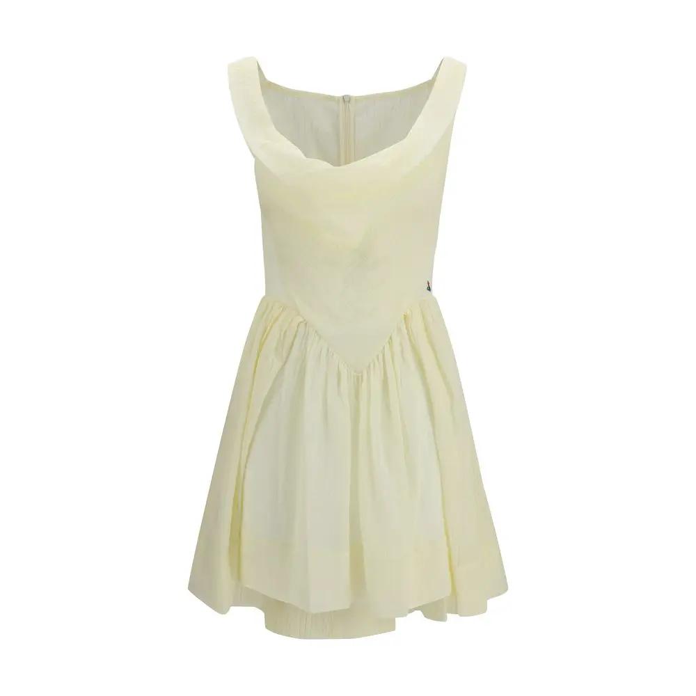 Vivienne Westwood Bicolor Cotton Casual Dress
