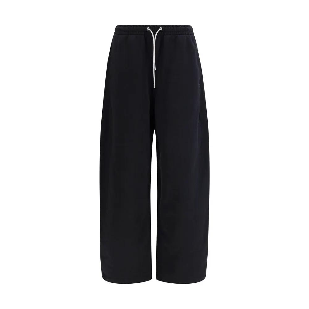Alexander Wang Black Cotton Athletic Pants