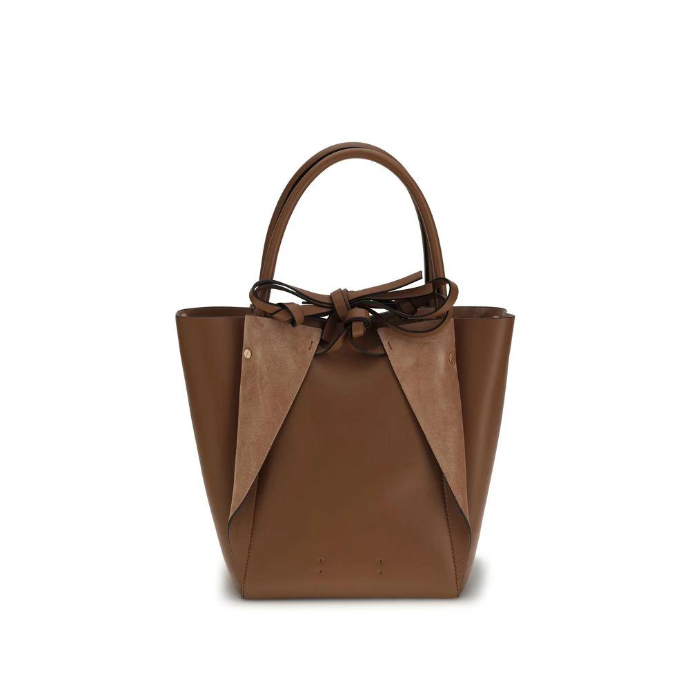 Sac à main Gabriela Hearst en agneau marron Ovis Bélier