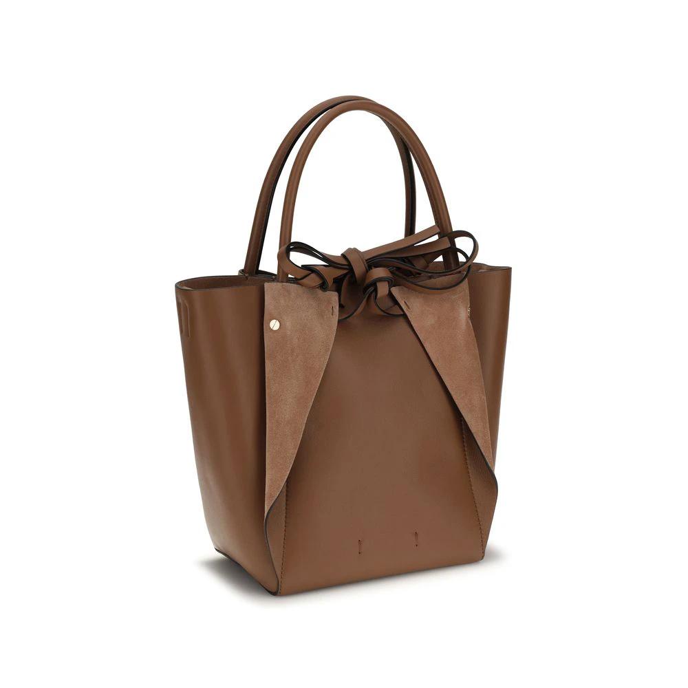Sac à main Gabriela Hearst en agneau marron Ovis Bélier