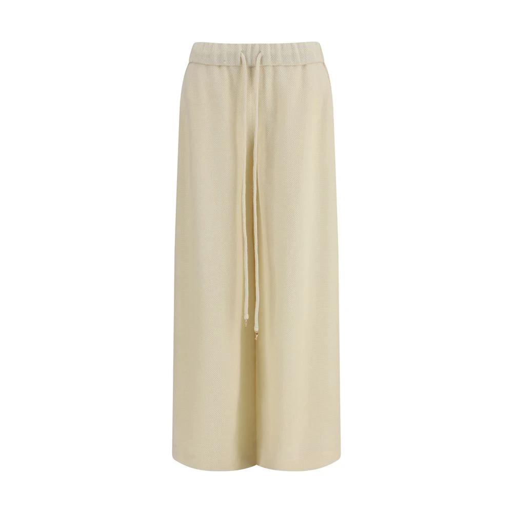 Gabriela Hearst Beige Alpaca Vicugna Pacos Casual Pants