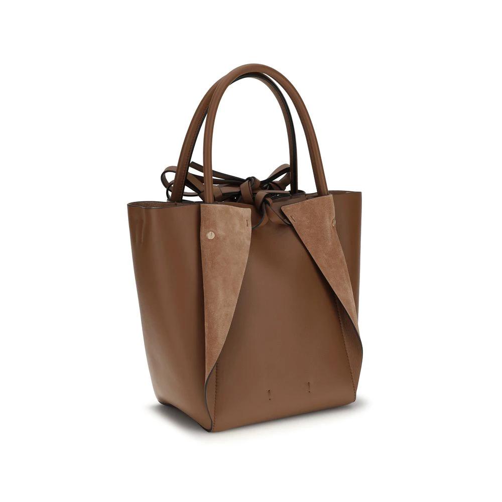 Sac à main Gabriela Hearst en agneau marron Ovis Bélier