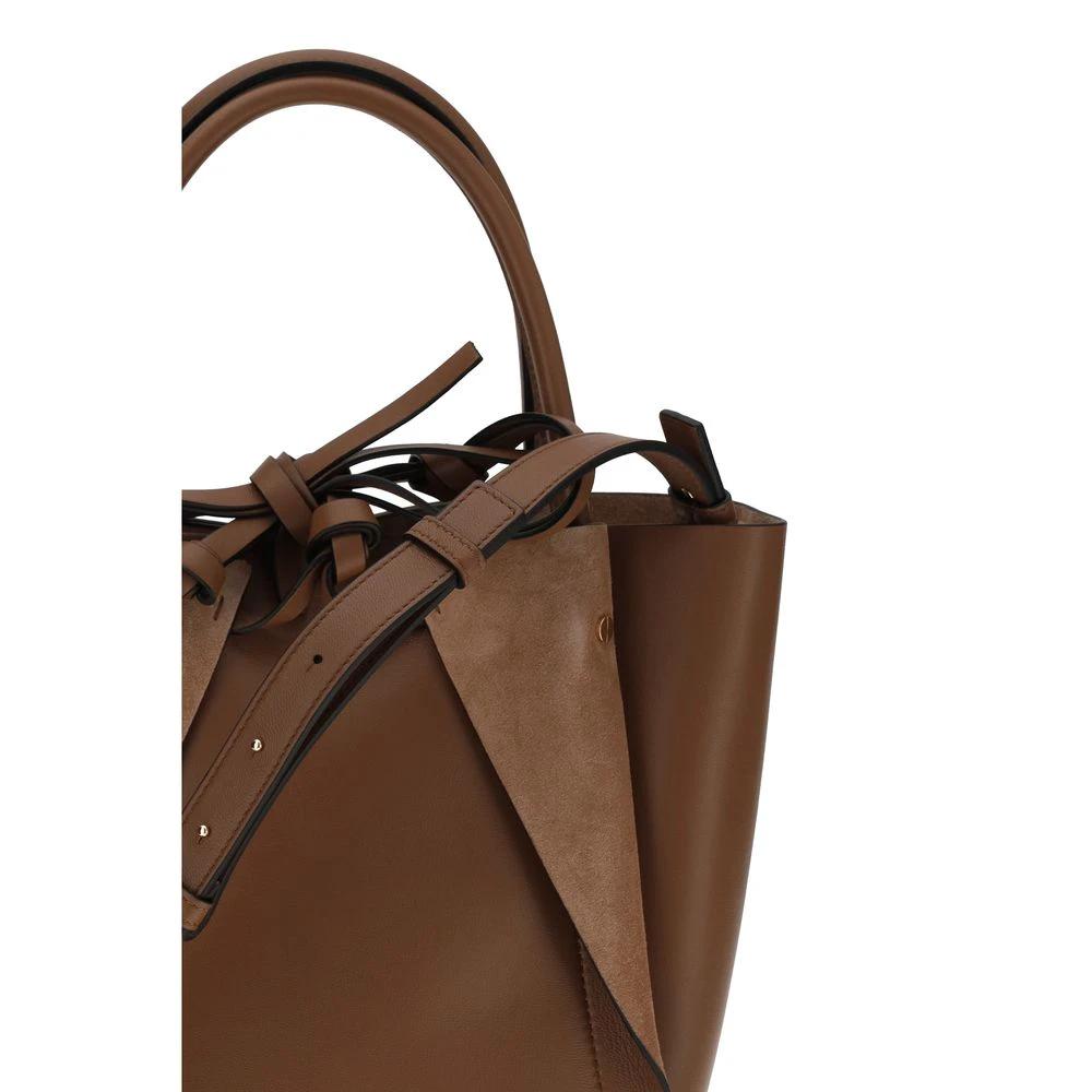 Sac à main Gabriela Hearst en agneau marron Ovis Bélier