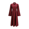 Robe décontractée en coton bordeaux Gabriela Hearst