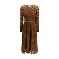 Robe décontractée Max Mara en polyamide marron
