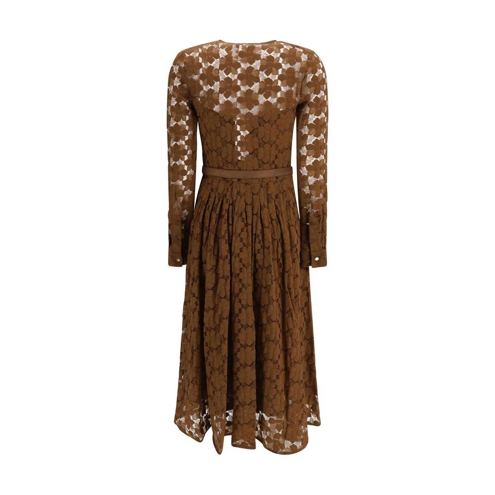 Robe décontractée Max Mara en polyamide marron