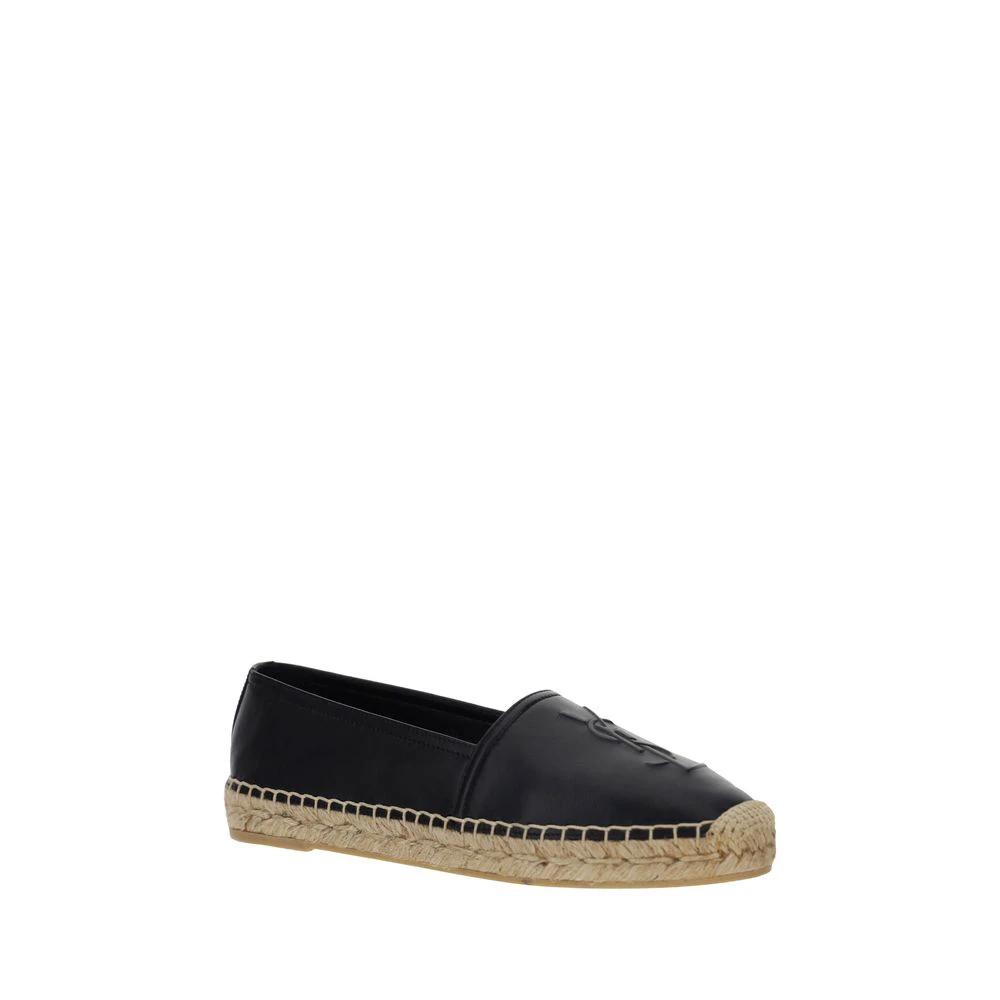 Espadrilles Saint Laurent Black Lamb Ovis Aries Aries