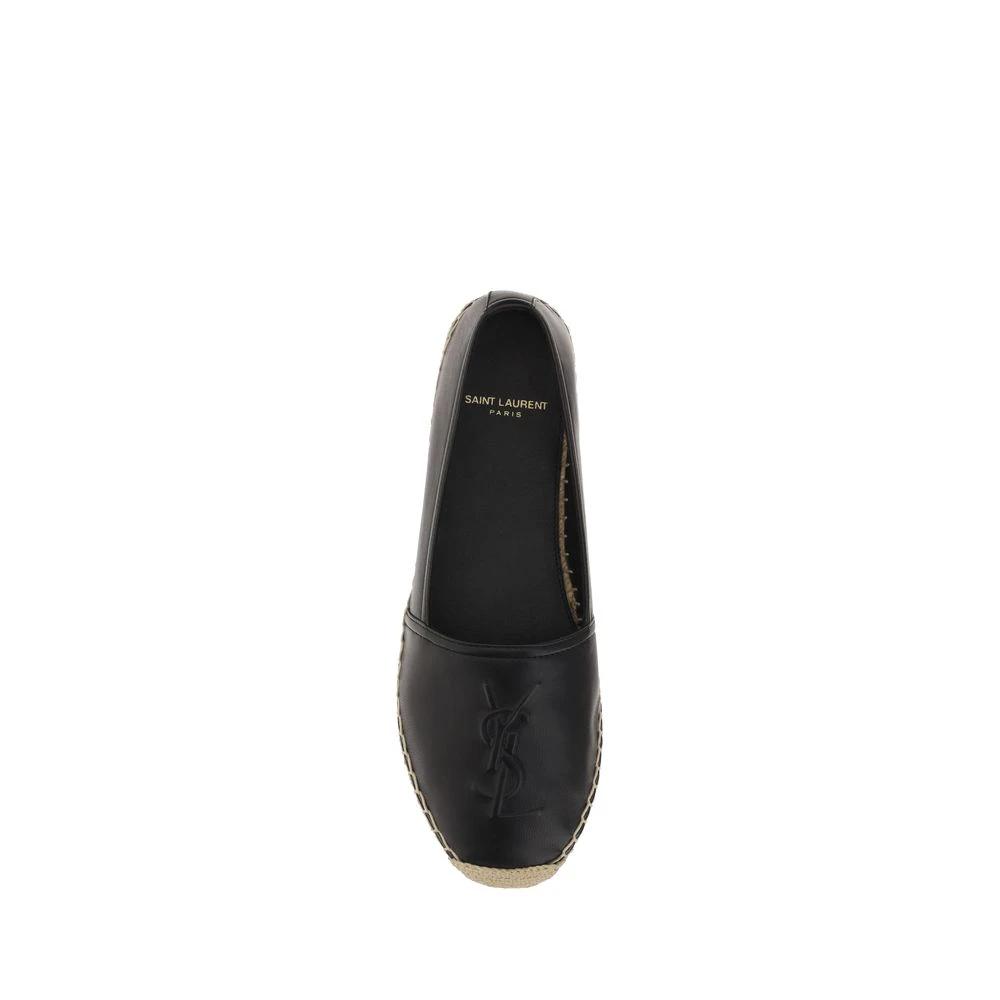 Espadrilles Saint Laurent Black Lamb Ovis Aries Aries