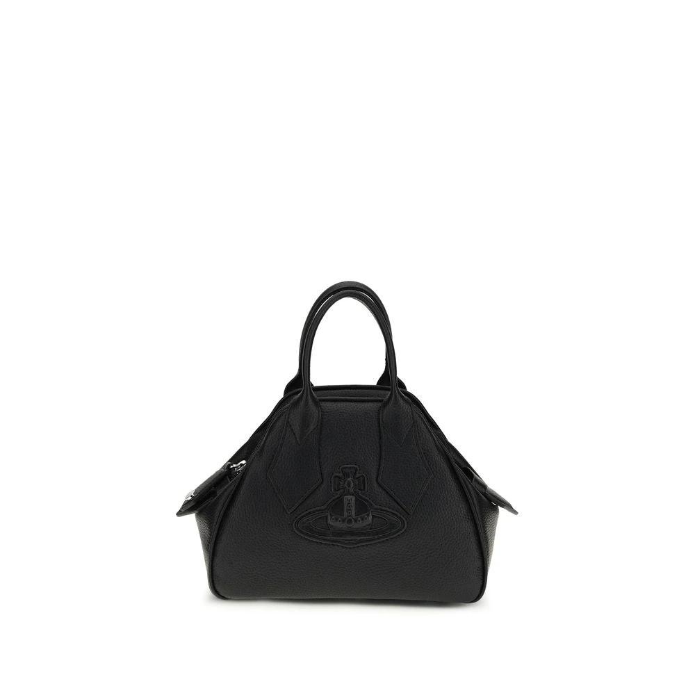 Sac à main Vivienne Westwood en cuir de veau noir Bos Taurus