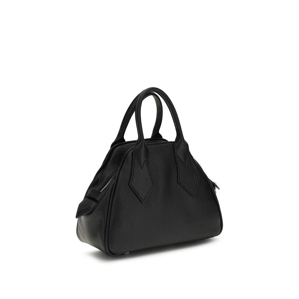 Sac à main Vivienne Westwood en cuir de veau noir Bos Taurus