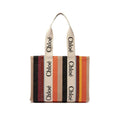 Sac cabas Chloé en lin beige