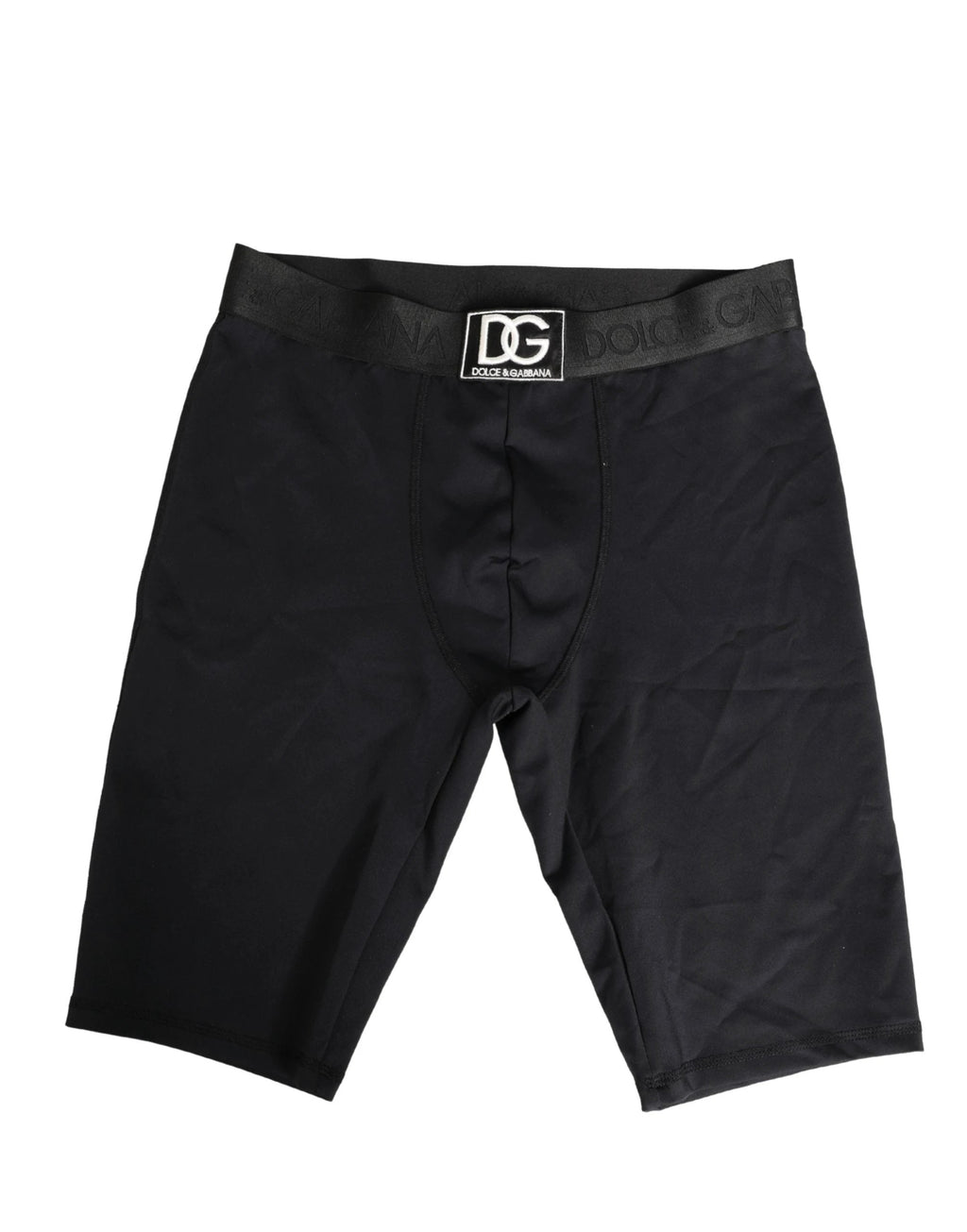 Boxer Short Homme Dolce & Gabbana Noir avec Ceinture Logotée