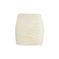 Magda Butrym Beige Fabric Mini Skirt