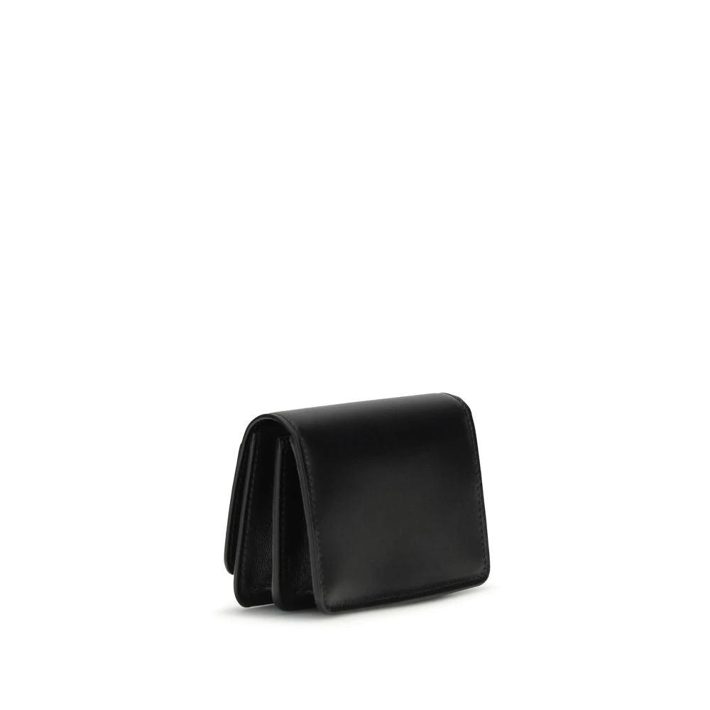 Saint Laurent Black Calf Leather Bos Taurus Wallet