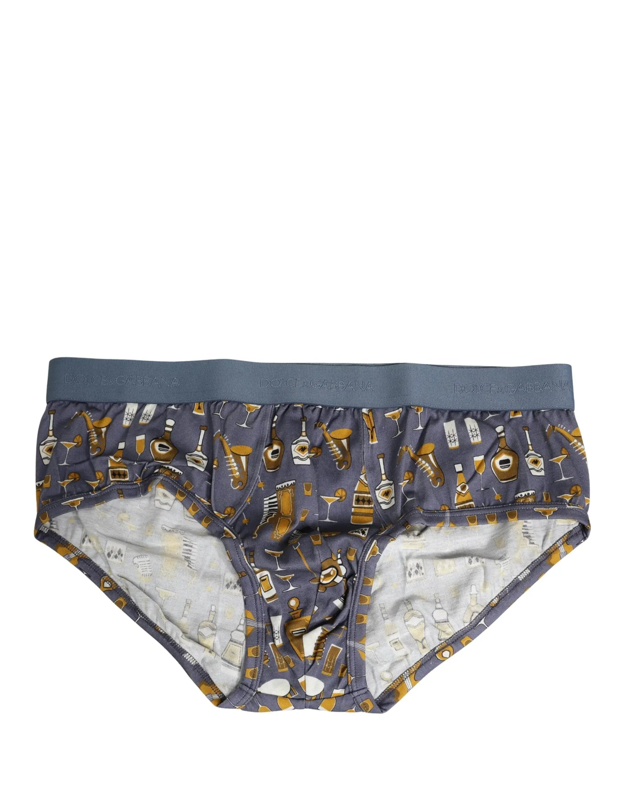 Sous-vêtements homme Dolce & Gabbana Brando Brief Jazz Cocktail Gris