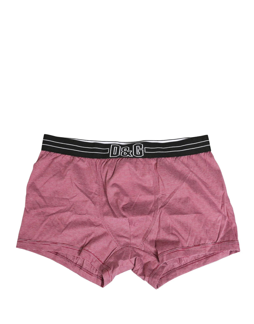 Caleçon régulier en coton rose avec logo D&G Dolce & Gabbana