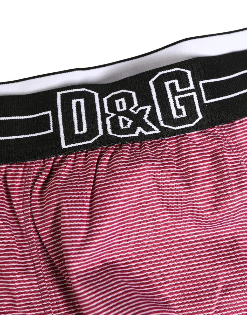 Caleçon régulier en coton rose avec logo D&G Dolce & Gabbana