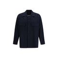 Chemise en coton bleu Giorgio Armani