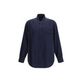 Giorgio Armani Blue Silk Dress Shirt