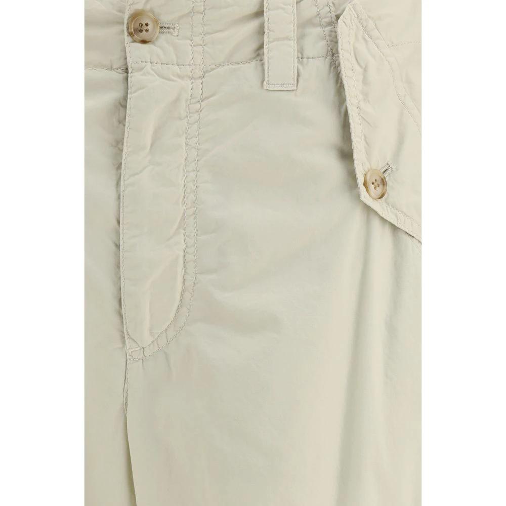 Pantalon décontracté en coton beige Dolce & Gabbana