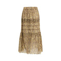 Jupe longue en coton bicolore Marant Étoile