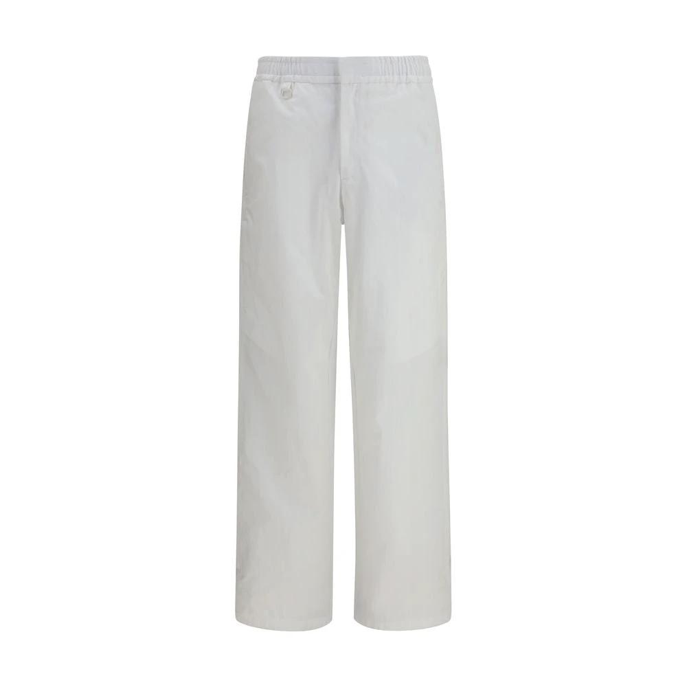 Pantalon décontracté en coton blanc LAMINAR