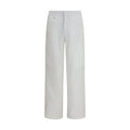 Pantalon décontracté en coton blanc LAMINAR