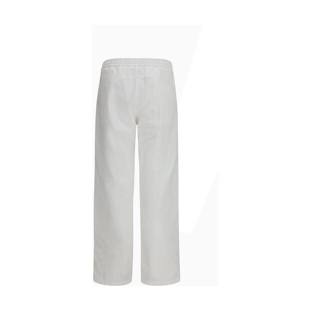 Pantalon décontracté en coton blanc LAMINAR