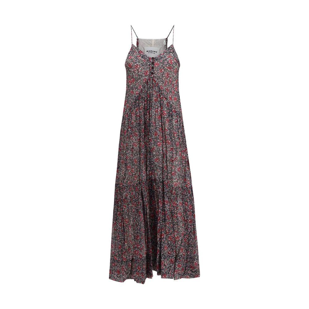 Robe décontractée en coton multicolore Marant Étoile