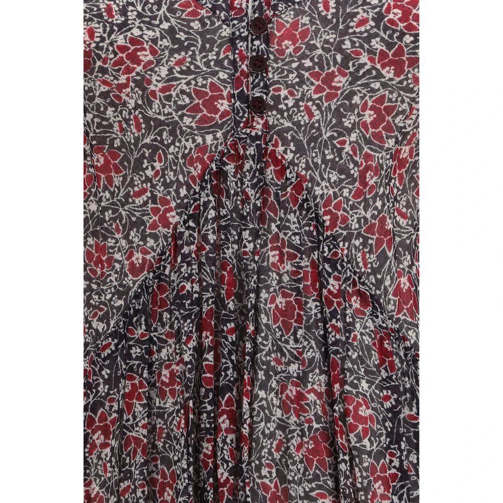 Robe décontractée en coton multicolore Marant Étoile