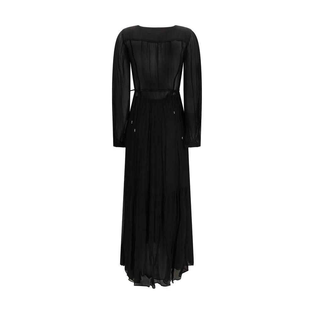 Robe décontractée Marant Étoile en viscose noire