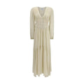 Marant Etoile Beige Viscose Casual Dress