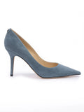 Escarpins Jimmy Choo Agnes en daim bleu crépuscule