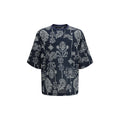 T-shirt en coton multicolore Giorgio Armani