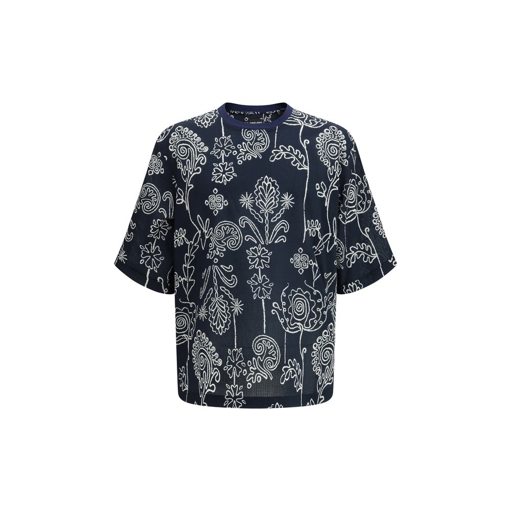 T-shirt en coton multicolore Giorgio Armani