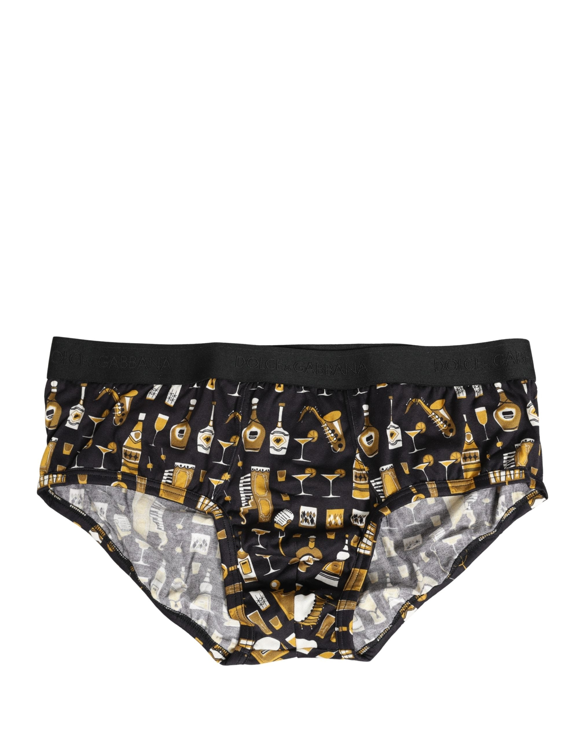 Sous-vêtements pour homme Brando Brief Dolce & Gabbana Black Jazz Cocktail