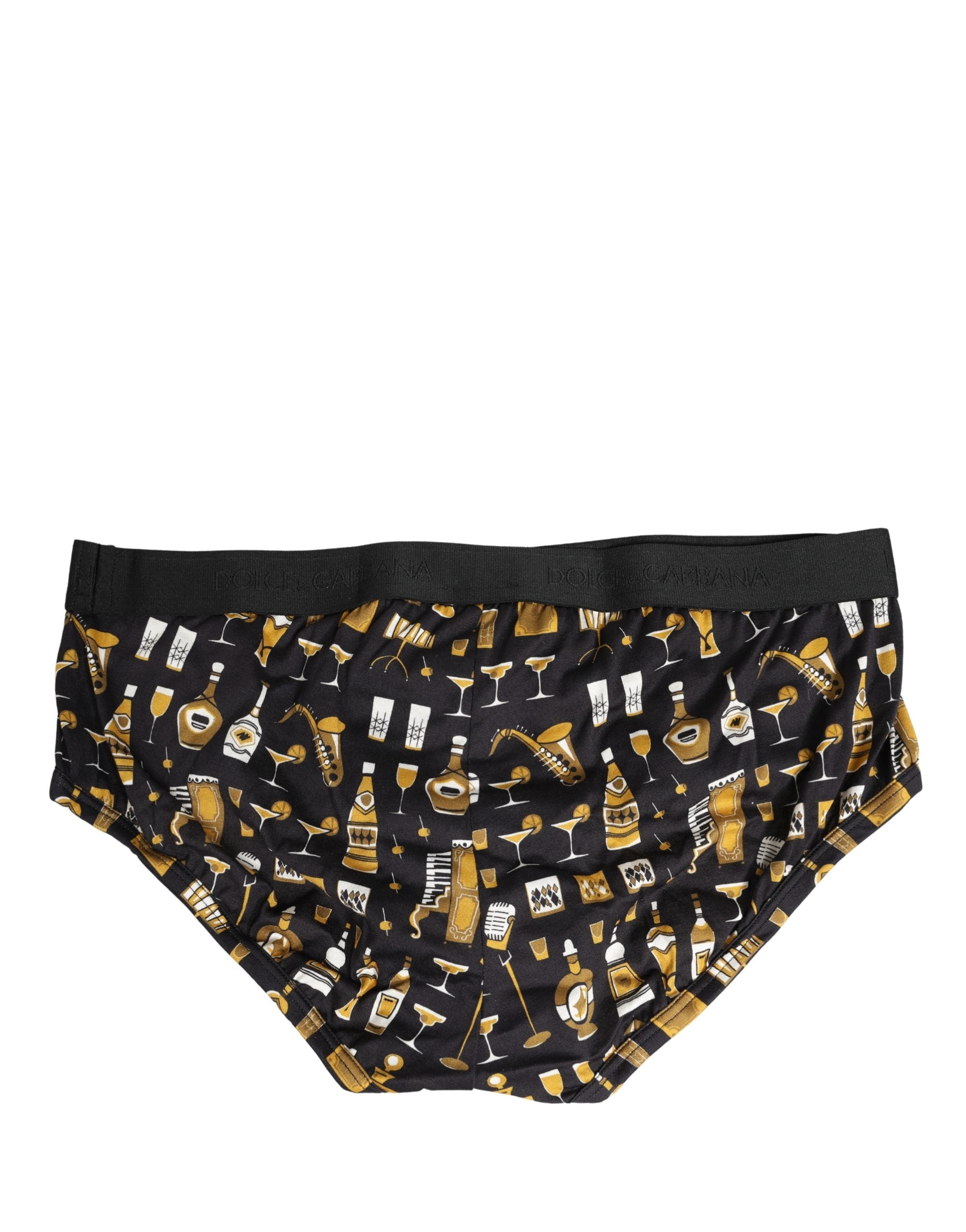 Sous-vêtements pour homme Brando Brief Dolce & Gabbana Black Jazz Cocktail
