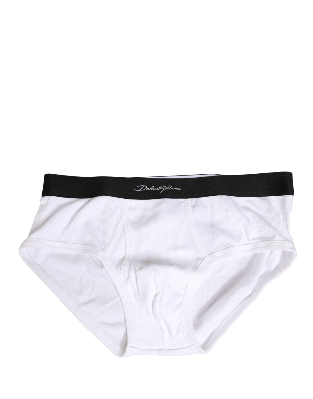 Caleçon Homme Dolce & Gabbana Blanc Noir avec Bande Logotée