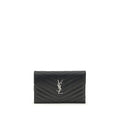 Sac bandoulière Saint Laurent Bos Taurus en cuir de veau noir