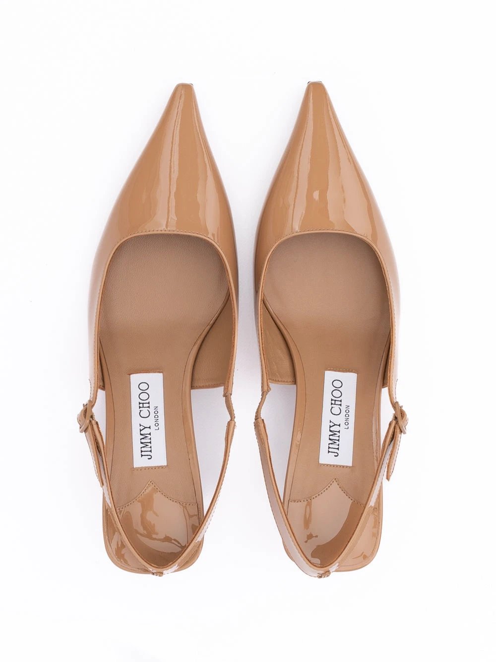 Jimmy Choo Biscuit Amel 50 Slingback Pumps