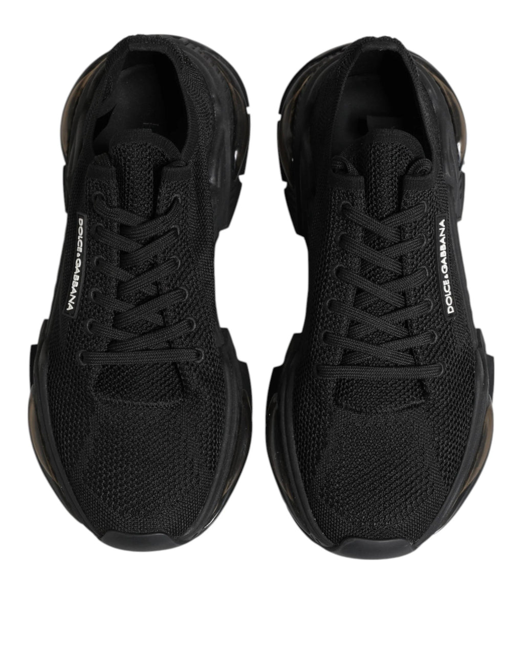 Chaussures homme sneakers basses Airmaster noires Dolce & Gabbana