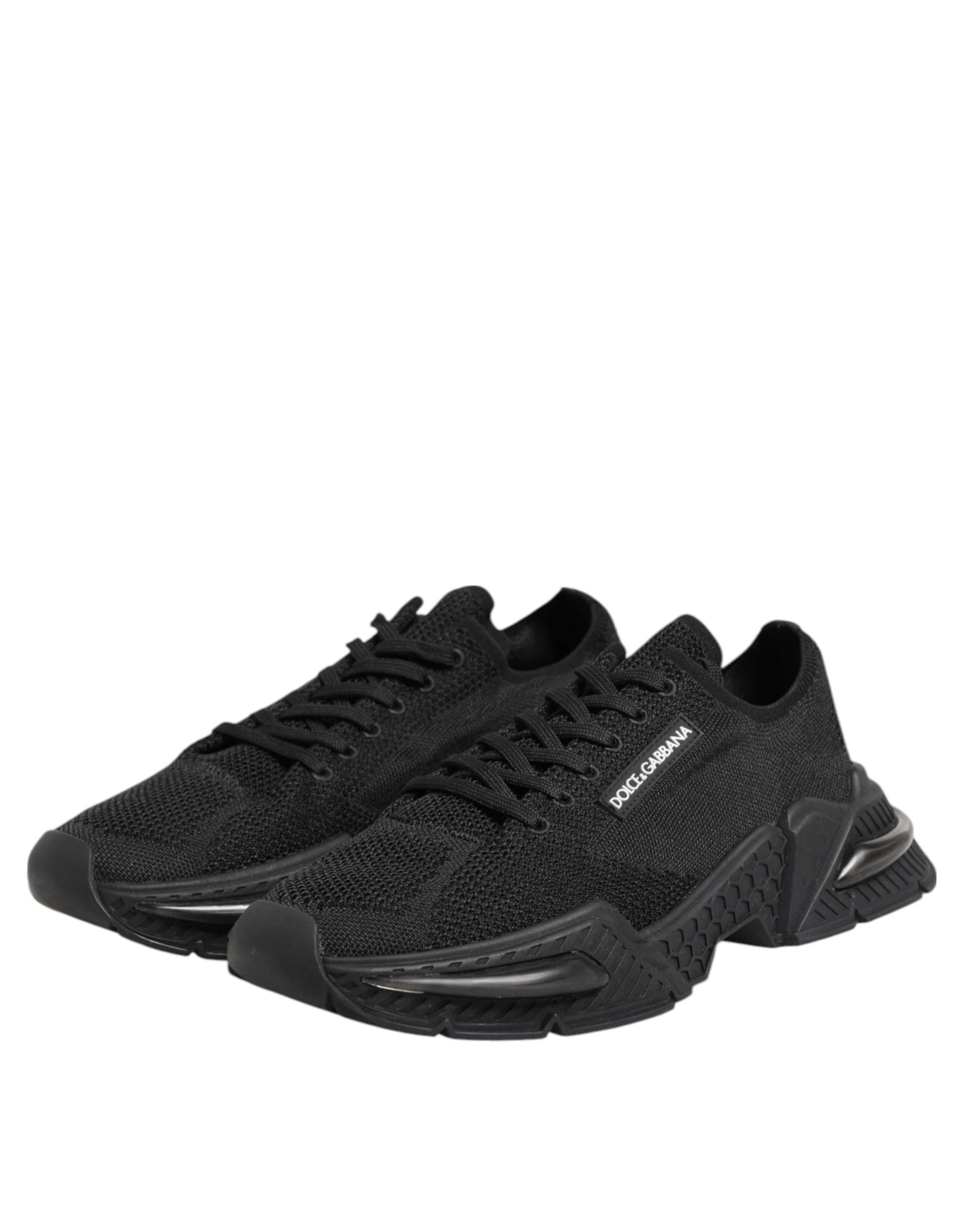 Chaussures homme sneakers basses Airmaster noires Dolce & Gabbana