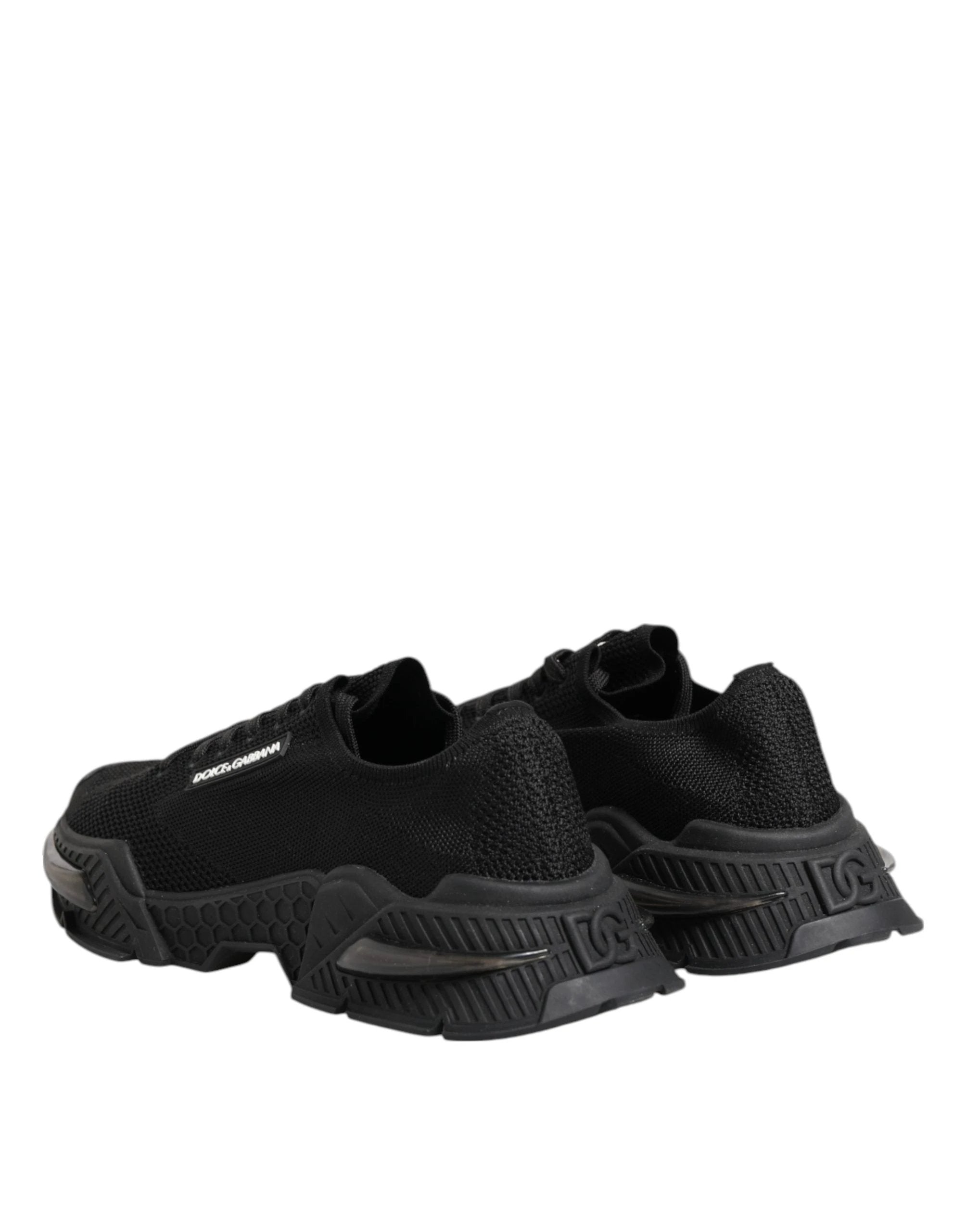 Chaussures homme sneakers basses Airmaster noires Dolce & Gabbana